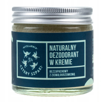 CZTERY SZPAKI DEZODORANT W KREMIE BEZZAPACHOWY